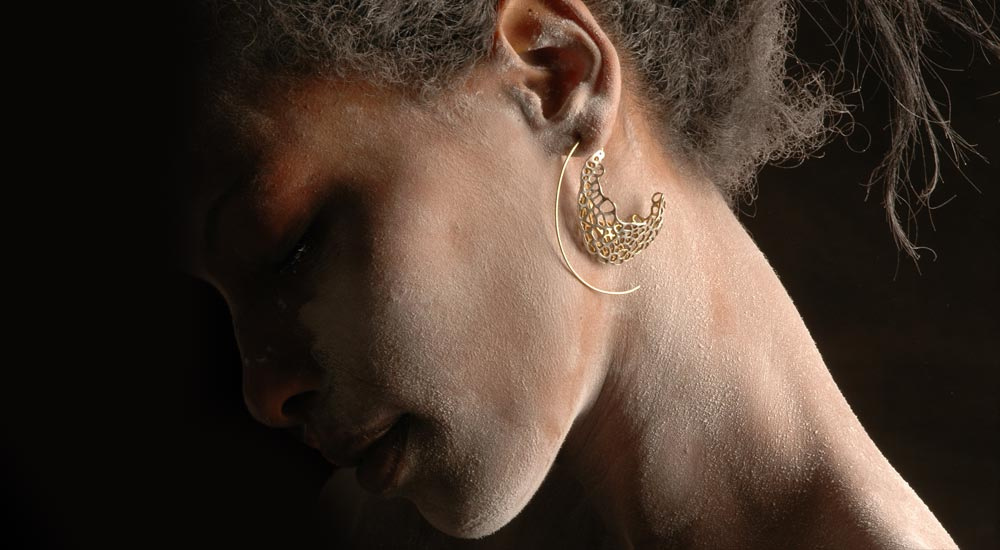 Ethereal earring by Dana Bloom